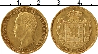 Продать Монеты Португалия 5000 рейс 1869 Золото