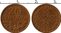 Продать Монеты Португалия 20 сентаво 1970 Медь