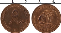 Продать Монеты Катар 5 дирхем 1973 Бронза