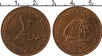 Продать Монеты Катар 10 дирхам 1973 Медь