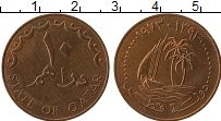Продать Монеты Катар 10 дирхам 1973 Бронза