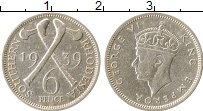 Продать Монеты Родезия 6 пенсов 1939 Серебро