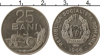 Продать Монеты Румыния 25 бани 1966 Сталь покрытая никелем