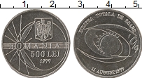 Продать Монеты Румыния 500 лей 1999 Алюминий