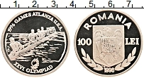 Продать Монеты Румыния 100 лей 1996 Серебро