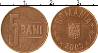 Продать Монеты Румыния 5 бани 2005 Бронза