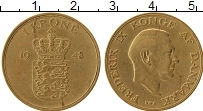 Продать Монеты Дания 1 крона 1957 Бронза