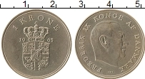 Продать Монеты Дания 1 крона 1961 Медно-никель