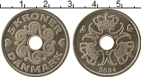 Продать Монеты Дания 5 крон 2007 Медно-никель