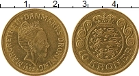 Продать Монеты Дания 10 крон 1998 Бронза