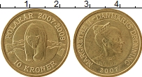 Продать Монеты Дания 10 крон 2007 Бронза
