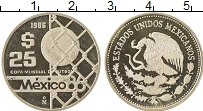 Продать Монеты Мексика 25 песо 1986 Серебро