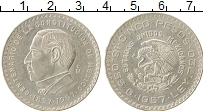 Продать Монеты Мексика 5 песо 1957 Серебро