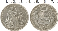 Продать Монеты Перу 1 соль 1934 Серебро
