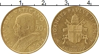 Продать Монеты Ватикан 20 лир 2001 Латунь