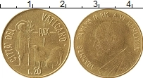Продать Монеты Ватикан 20 лир 1984 Латунь
