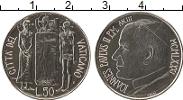 Продать Монеты Ватикан 50 лир 1981 Медно-никель