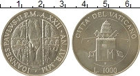 Продать Монеты Ватикан 1000 лир 2000 Серебро