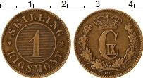 Продать Монеты Дания 1 скиллинг 1871 Медь