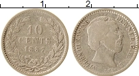 Продать Монеты Нидерланды 10 центов 1890 Серебро