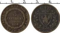 Продать Монеты Сардиния 3 чентезимо 1826 Медь