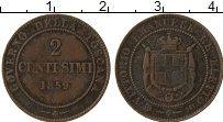 Продать Монеты Тоскана 2 сентесимо 1859 Медь