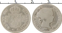 Продать Монеты Испания 10 сентим 1868 Серебро