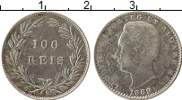 Продать Монеты Португалия 100 рейс 1889 Серебро
