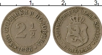 Продать Монеты Болгария 2 1/2 стотинки 1888 Серебро