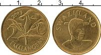 Продать Монеты Свазиленд 2 эмалангени 2003 Медь