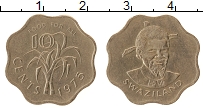 Продать Монеты Свазиленд 10 центов 1975 Медно-никель