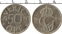 Продать Монеты Швеция 50 эре 1984 Медно-никель