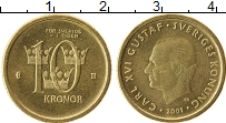 Продать Монеты Швеция 10 крон 1999 Медно-никель