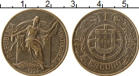 Продать Монеты Португалия 1 эскудо 1924 Латунь