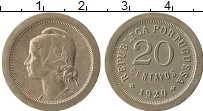 Продать Монеты Португалия 20 сентаво 1920 Медно-никель