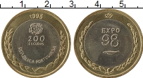 Продать Монеты Португалия 200 эскудо 1998 Биметалл