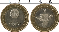 Продать Монеты Португалия 200 эскудо 1999 Биметалл