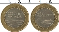 Продать Монеты Португалия 200 эскудо 1997 Биметалл