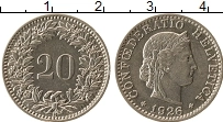 Продать Монеты Швейцария 20 рапп 1939 Медно-никель