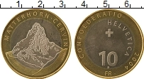 Продать Монеты Швейцария 10 франков 2004 Биметалл