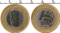Продать Монеты Бразилия 1 реал 2002 Биметалл