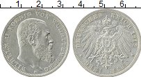 Продать Монеты Вюртемберг 3 марки 1912 Серебро