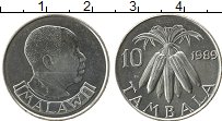 Продать Монеты Малави 10 тамбала 1989 Сталь покрытая никелем