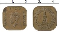 Продать Монеты Малайя 1/2 цента 1940 Бронза