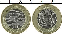 Продать Монеты Малави 10 квач 2006 Биметалл