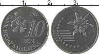 Продать Монеты Малайзия 10 сен 2012 Медно-никель