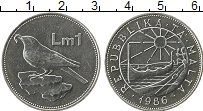 Продать Монеты Мальта 1 лира 1986 Медно-никель