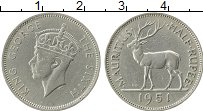 Продать Монеты Маврикий 1/2 рупии 1951 Медно-никель