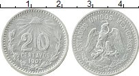 Продать Монеты Мексика 20 сентаво 1907 Серебро