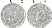 Продать Монеты Мексика 20 сентаво 1907 Серебро